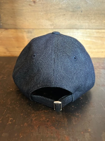 MADE IN USA Atlantic Raw Denim 6-Panel Baseball Cap