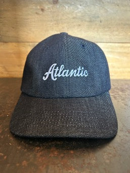 MADE IN USA Atlantic Raw Denim 6-Panel Baseball Cap