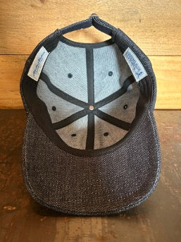 MADE IN USA Atlantic Raw Denim 6-Panel Baseball Cap