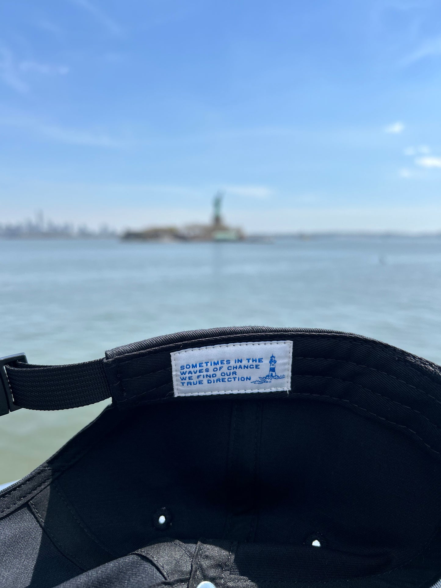 MADE IN USA Iconic A 5-Panel Baseball Cap - Black/Blue