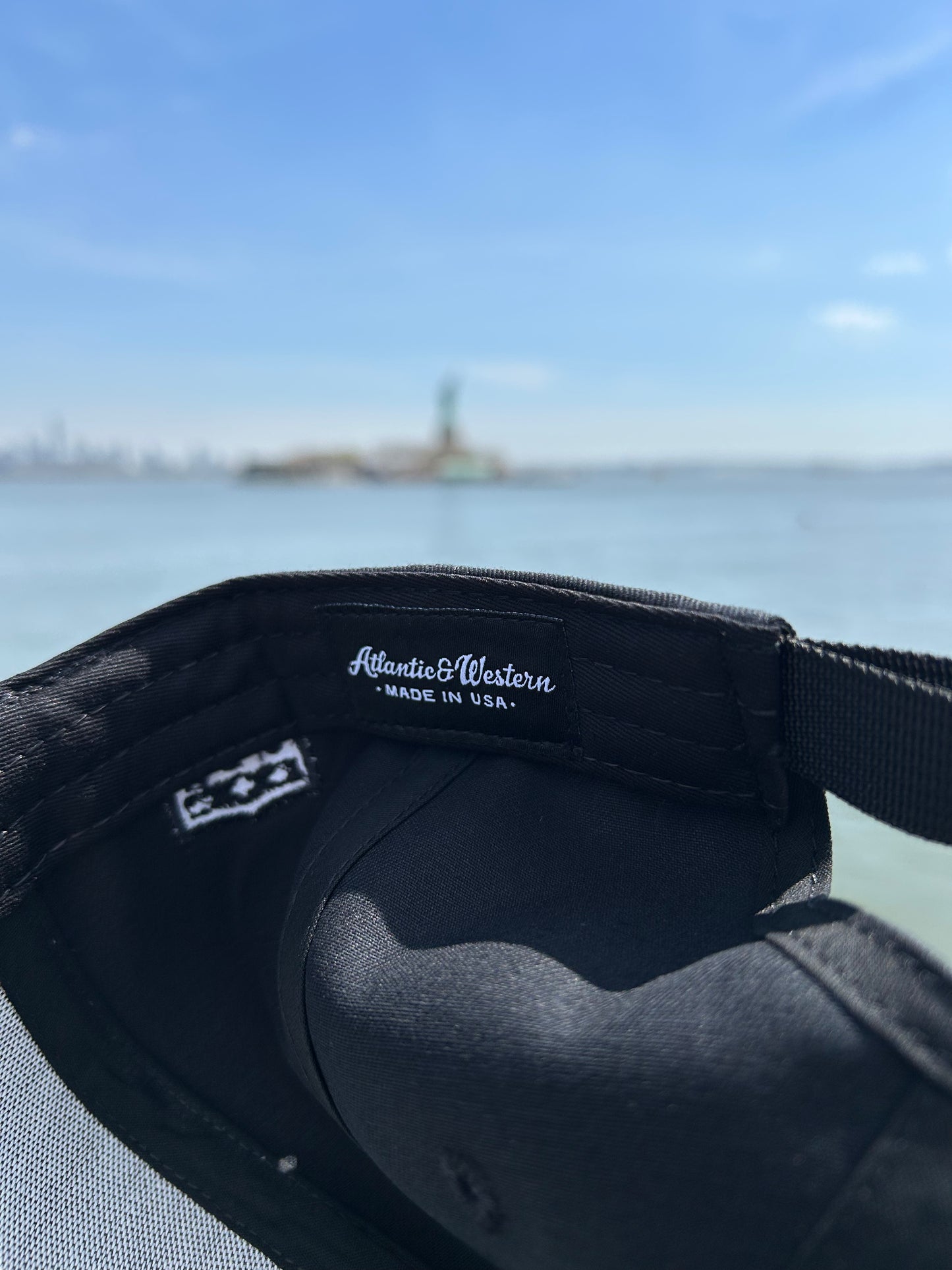 MADE IN USA Iconic A 5-Panel Baseball Cap - Black/Blue