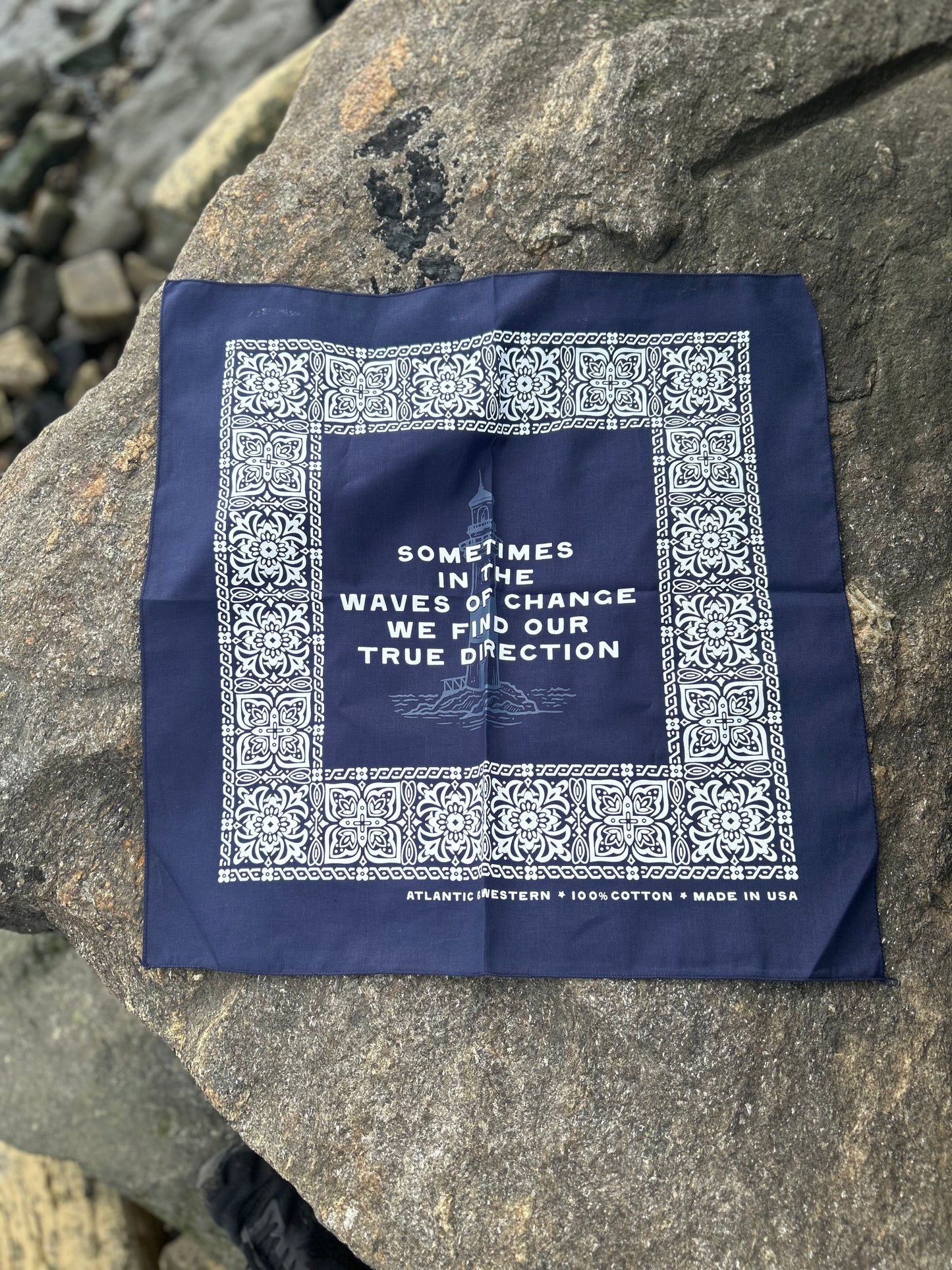 MADE IN USA Waves of Change Bandana