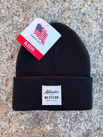 YOUTH MADE IN USA Waterfront Beanie - Barnegat Black