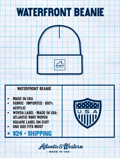 MADE IN USA Waterfront Beanie - Buxton Brown