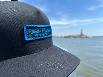 MADE IN USA Atlantic & Western Standard 5-Panel Baseball Cap - Black/Blue