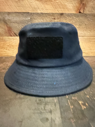 MADE IN USA Saltwater Wax Canvas Bucket Hat – Navy - Size L/XL