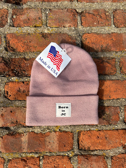 MADE IN USA Born in JC Waterfront Beanie - Rose