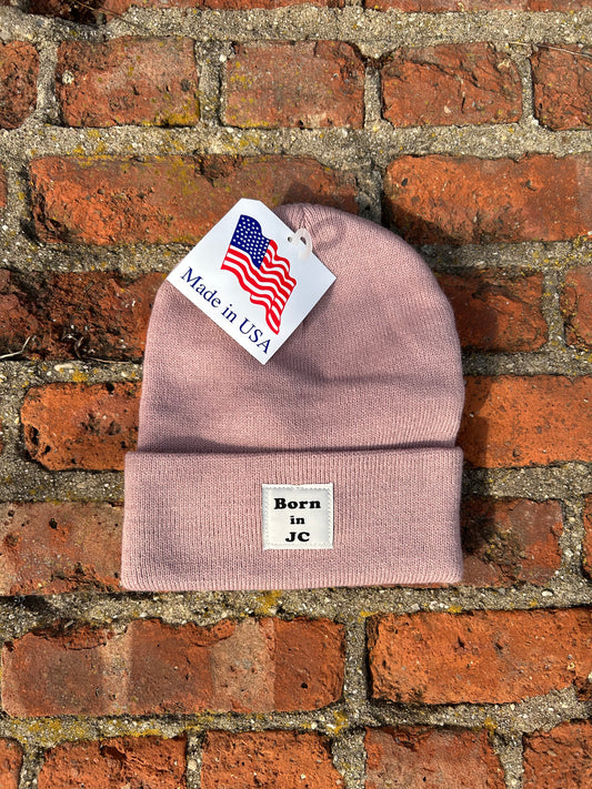 MADE IN USA Born in JC Waterfront Beanie - Rose