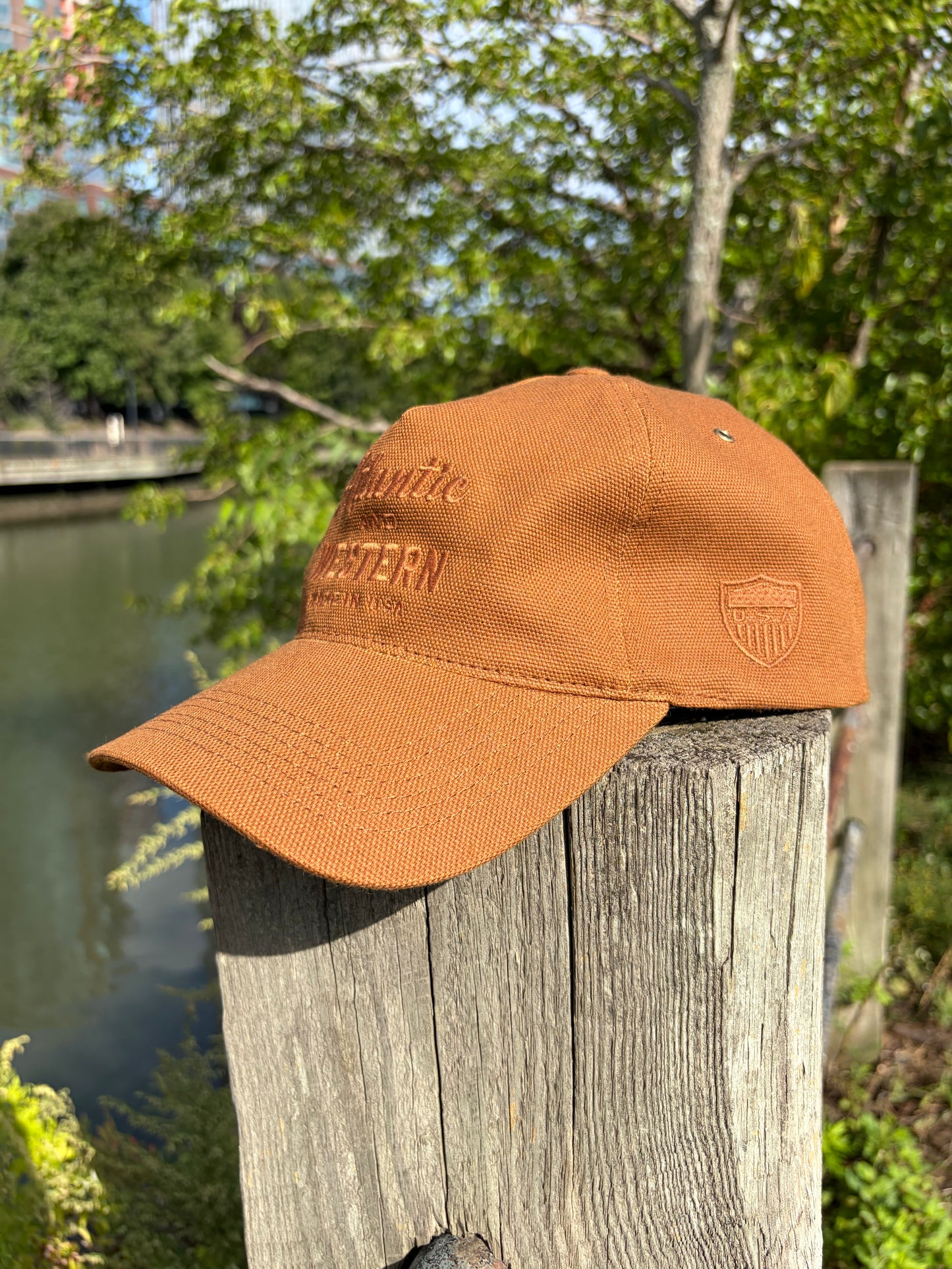 MADE IN USA Atlantic & Western Worker XL 5-Panel Baseball Cap - Brown