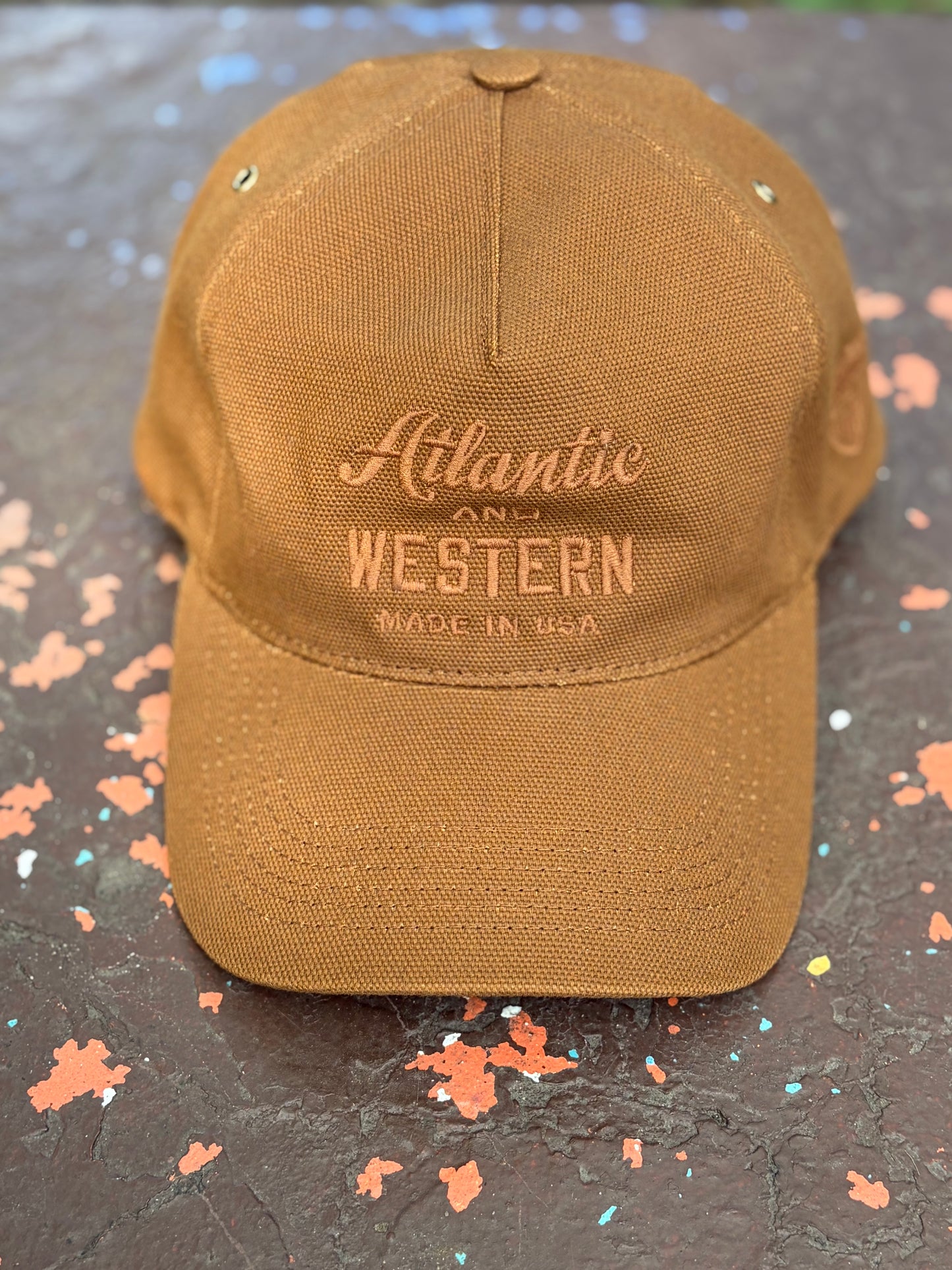MADE IN USA Atlantic & Western Worker XL 5-Panel Baseball Cap - Brown