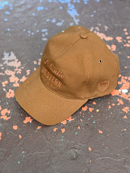 MADE IN USA Atlantic & Western Worker XL 5-Panel Baseball Cap - Brown
