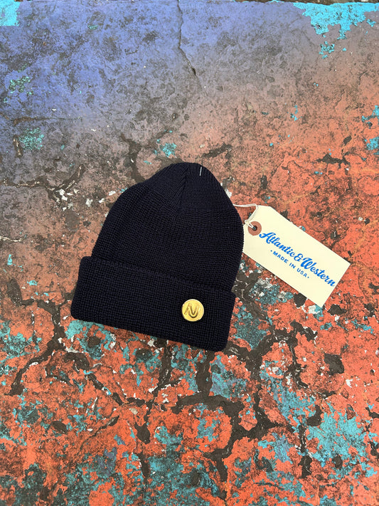MADE IN USA New Jersey Shortie Merino Wool Watch Cap