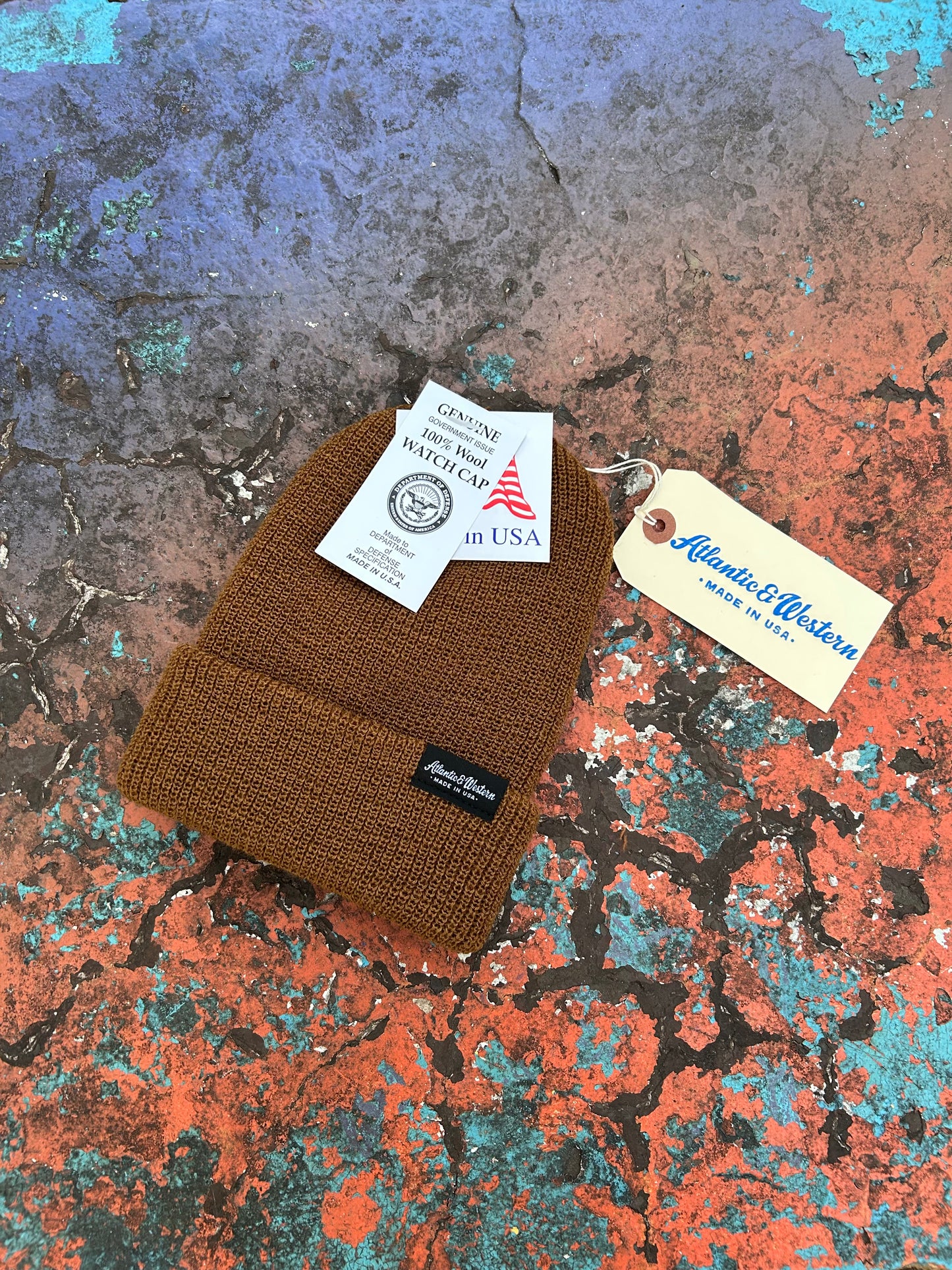 MADE IN USA Squall 100% Wool Watch Cap - Loop Label