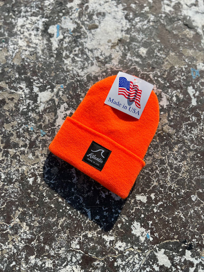 YOUTH MADE IN USA Waterfront Beanie - Blaze Orange