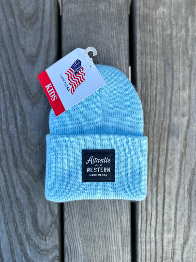 INFANT MADE IN USA Waterfront Beanie - Biscayne Blue